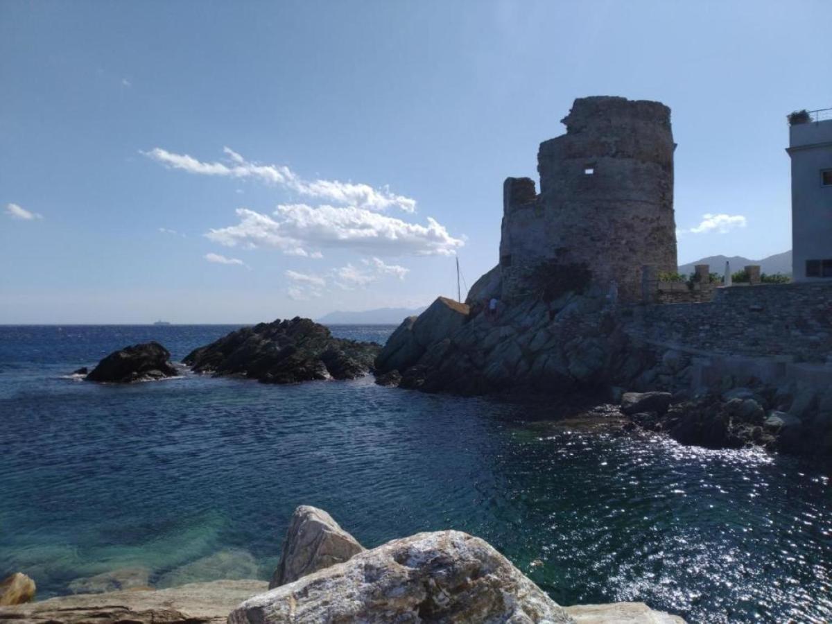 Cap Corse Uribellinu 1, Petit Dejeuner Partine Esterno foto